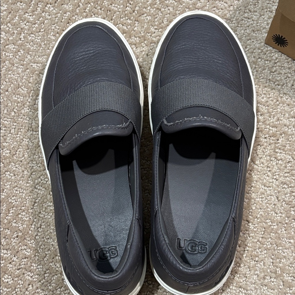 UGG women’s  Charcoal Slip-On Loafers